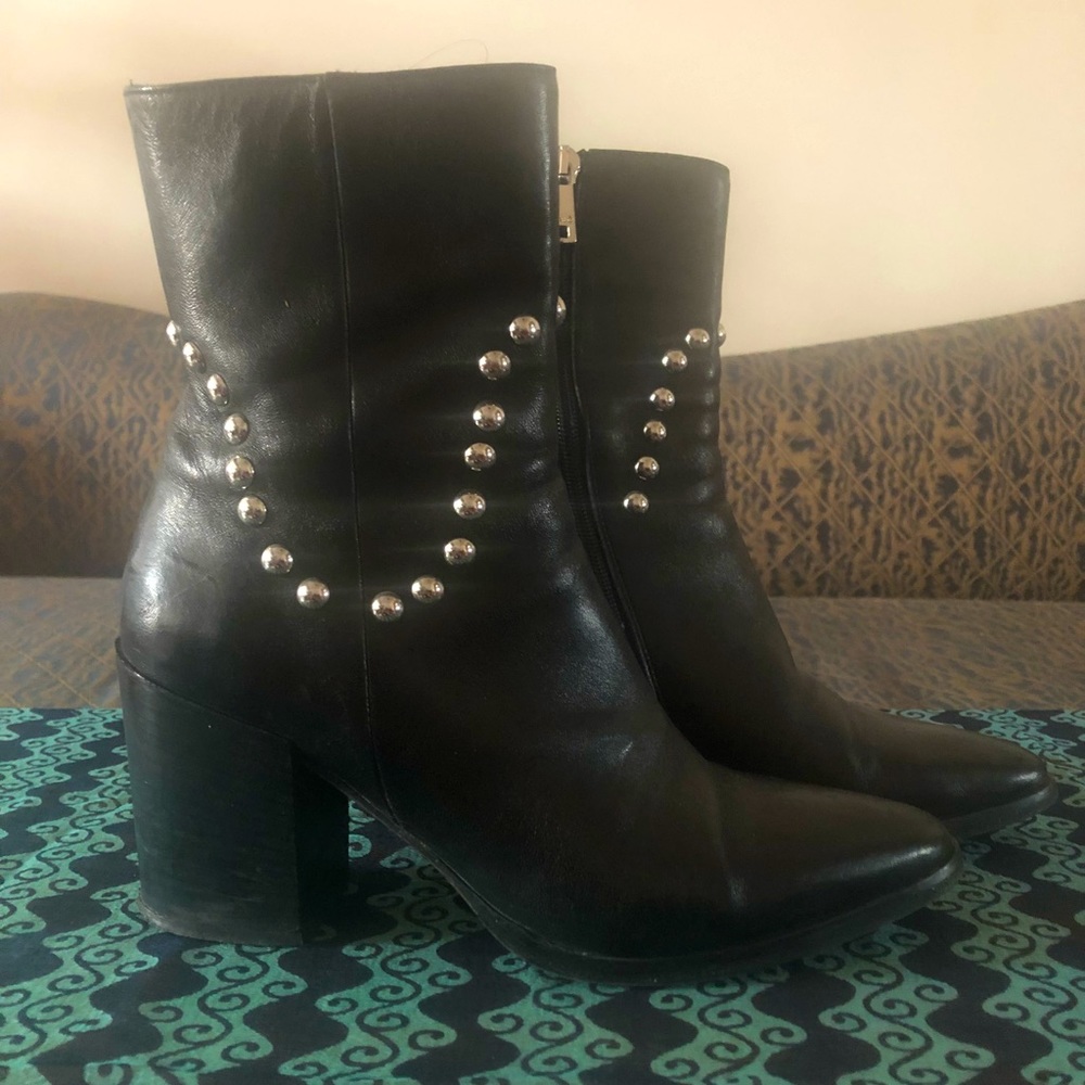 Ma & Lo Italian Leather Boots Sz38
